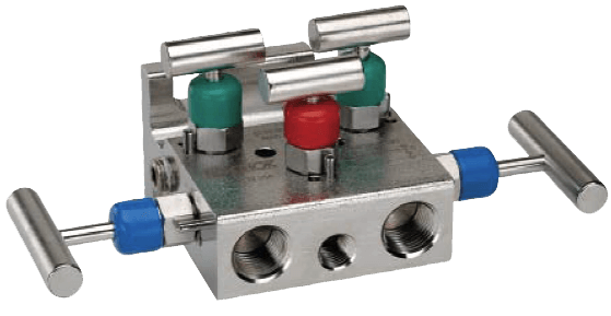 Noshok 5-Valve Natural Gas Manifold Valve, 5030/5130 Series